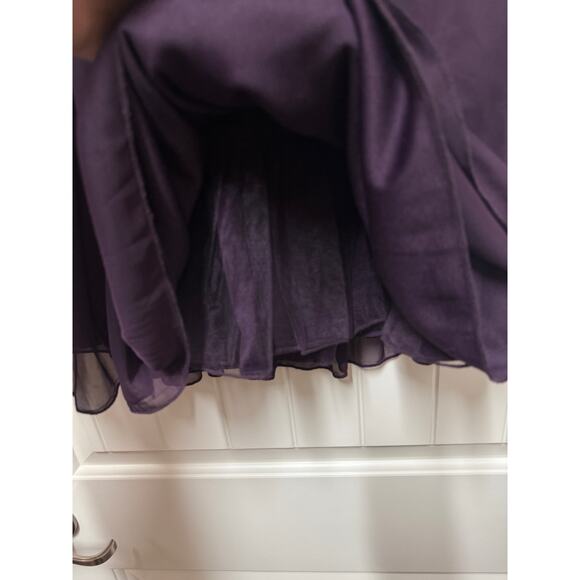 Speechless Strapless Plum Purple Homecoming SemiFormal Dance short dress Size 3 - Picture 6 of 7